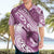Personalised New Zealand Aotearoa Darts Masters Hawaiian Shirt Maori Art Tattoo with Tribal Dart Symbol Pink - Polynesian Pride