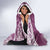 Personalised New Zealand Aotearoa Darts Masters Hooded Blanket Maori Art Tattoo with Tribal Dart Symbol Pink - Polynesian Pride