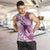 Personalised New Zealand Aotearoa Darts Masters Men Tank Top Maori Art Tattoo with Tribal Dart Symbol Pink - Polynesian Pride