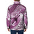 Personalised New Zealand Aotearoa Darts Masters Padded Jacket Maori Art Tattoo with Tribal Dart Symbol Pink - Polynesian Pride