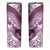 Personalised New Zealand Aotearoa Darts Masters Skinny Tumbler Maori Art Tattoo with Tribal Dart Symbol Pink - Polynesian Pride