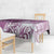 Personalised New Zealand Aotearoa Darts Masters Tablecloth Maori Art Tattoo with Tribal Dart Symbol Pink - Polynesian Pride