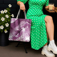 Personalised New Zealand Aotearoa Darts Masters Tote Bag Maori Art Tattoo with Tribal Dart Symbol Pink - Polynesian Pride