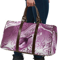 Personalised New Zealand Aotearoa Darts Masters Travel Bag Maori Art Tattoo with Tribal Dart Symbol Pink - Polynesian Pride