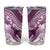 Personalised New Zealand Aotearoa Darts Masters Tumbler Cup Maori Art Tattoo with Tribal Dart Symbol Pink - Polynesian Pride