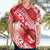 Personalised New Zealand Aotearoa Darts Masters Hawaiian Shirt Maori Art Tattoo with Tribal Dart Symbol Red - Polynesian Pride
