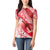 Personalised New Zealand Aotearoa Darts Masters Women Polo Shirt Maori Art Tattoo with Tribal Dart Symbol Red - Polynesian Pride
