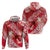 Personalised New Zealand Aotearoa Darts Masters Zip Hoodie Maori Art Tattoo with Tribal Dart Symbol Red - Polynesian Pride