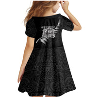 New Zealand World Cup 2023 Family Matching Mermaid Dress and Hawaiian Shirt Aotearoa Champion Rugby with Silver Fern Maori Ethnic Pattern LT03 - Polynesian Pride