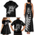 New Zealand World Cup 2023 Family Matching Tank Maxi Dress and Hawaiian Shirt Aotearoa Champion Rugby with Silver Fern Maori Ethnic Pattern LT03 - Polynesian Pride