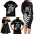 Custom New Zealand World Cup 2023 Family Matching Long Sleeve Bodycon Dress and Hawaiian Shirt Aotearoa Champion Rugby with Silver Fern Maori Ethnic Pattern LT03 - Polynesian Pride