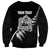 Custom New Zealand World Cup 2023 Sweatshirt Aotearoa Champion Rugby with Silver Fern Maori Ethnic Pattern LT03 - Polynesian Pride