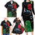 New Zealand Tui Family Matching Long Sleeve Bodycon Dress and Hawaiian Shirt Guardians of the Hei Tiki - Maori Art and Plants