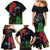 New Zealand Tui Family Matching Mermaid Dress and Hawaiian Shirt Guardians of the Hei Tiki - Maori Art and Plants