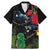 New Zealand Tui Family Matching Mermaid Dress and Hawaiian Shirt Guardians of the Hei Tiki - Maori Art and Plants