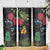 New Zealand Tui Skinny Tumbler Guardians of the Hei Tiki - Maori Art and Plants