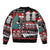 New Zealand Christmas Bomber Jacket Maori Christmas Spirit - Meri Kirihimete