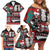 New Zealand Christmas Family Matching Off Shoulder Short Dress and Hawaiian Shirt Maori Christmas Spirit - Meri Kirihimete