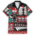 New Zealand Christmas Family Matching Short Sleeve Bodycon Dress and Hawaiian Shirt Maori Christmas Spirit - Meri Kirihimete