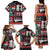 New Zealand Christmas Family Matching Tank Maxi Dress and Hawaiian Shirt Maori Christmas Spirit - Meri Kirihimete