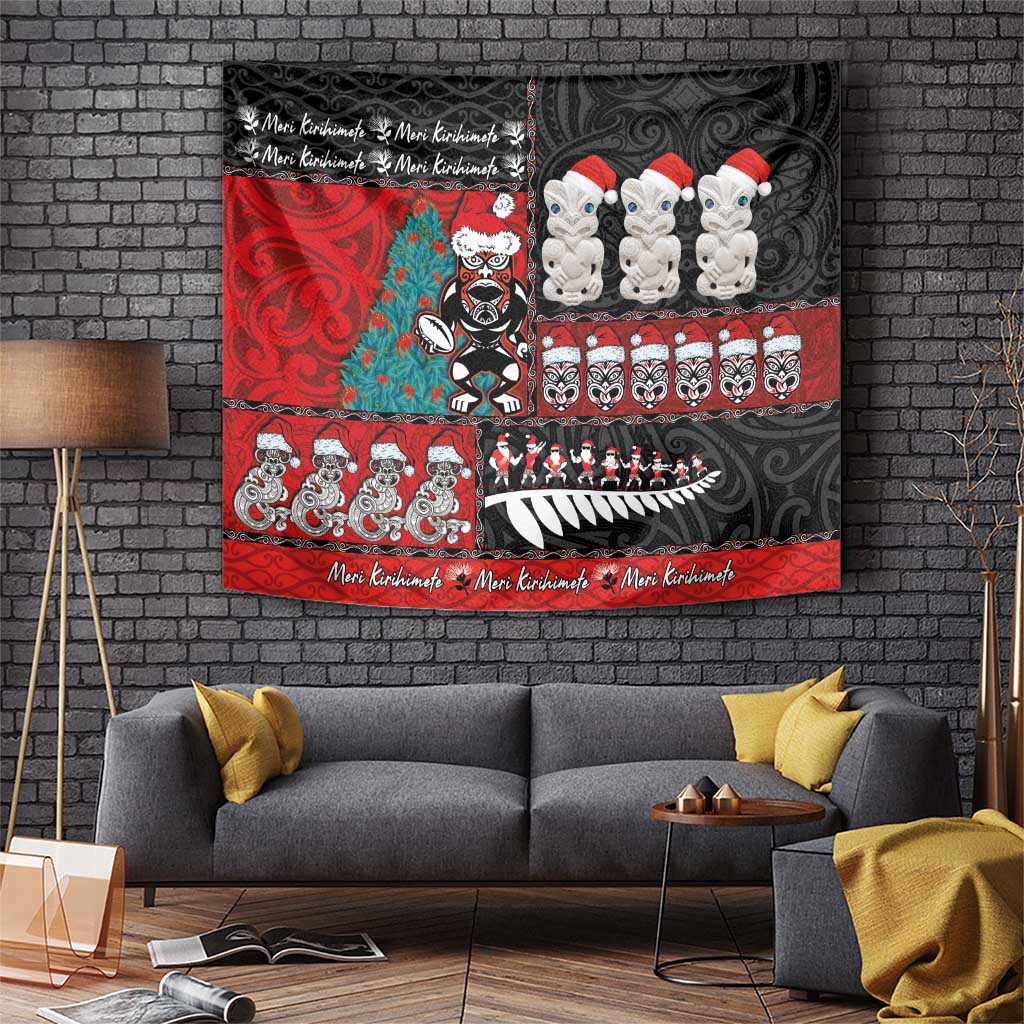 New Zealand Christmas Tapestry Maori Christmas Spirit - Meri Kirihimete