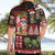 Hawaiian Christmas Hawaiian Shirt - Mele Kalikimaka Island Holiday Vibes - Black Red