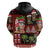 Hawaiian Christmas Hoodie - Mele Kalikimaka Island Holiday Vibes - Black Red