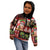 Hawaiian Christmas Kid Hoodie - Mele Kalikimaka Island Holiday Vibes - Black Red