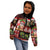 Hawaiian Christmas Kid Hoodie - Mele Kalikimaka Island Holiday Vibes - Black Red