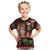 Hawaiian Christmas Kid T Shirt - Mele Kalikimaka Island Holiday Vibes - Black Red