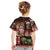 Hawaiian Christmas Kid T Shirt - Mele Kalikimaka Island Holiday Vibes - Black Red