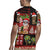 Hawaiian Christmas Rugby Jersey - Mele Kalikimaka Island Holiday Vibes - Black Red