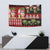 Hawaiian Christmas Tapestry - Mele Kalikimaka Island Holiday Vibes - Black Red