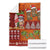 Hawaiian Christmas Blanket - Mele Kalikimaka Island Holiday Vibes - Red Orange