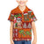 Hawaiian Christmas Family Matching Mermaid Dress and Hawaiian Shirt - Mele Kalikimaka Island Holiday Vibes - Red Orange