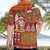 Hawaiian Christmas Hawaiian Shirt - Mele Kalikimaka Island Holiday Vibes - Red Orange