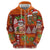 Hawaiian Christmas Hoodie - Mele Kalikimaka Island Holiday Vibes - Red Orange