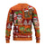 Hawaiian Christmas Ugly Christmas Sweater - Mele Kalikimaka Island Holiday Vibes - Red Orange