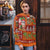 Hawaiian Christmas Ugly Christmas Sweater - Mele Kalikimaka Island Holiday Vibes - Red Orange