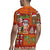 Hawaiian Christmas Rugby Jersey - Mele Kalikimaka Island Holiday Vibes - Red Orange