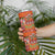 Hawaiian Christmas Skinny Tumbler - Mele Kalikimaka Island Holiday Vibes - Red Orange