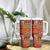 Hawaiian Christmas Tumbler With Handle - Mele Kalikimaka Island Holiday Vibes - Red Orange