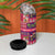 Hawaiian Christmas 4 in 1 Can Cooler Tumbler - Mele Kalikimaka Island Holiday Vibes - Pink Purple