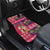 Hawaiian Christmas Car Mats - Mele Kalikimaka Island Holiday Vibes - Pink Purple