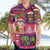 Hawaiian Christmas Hawaiian Shirt - Mele Kalikimaka Island Holiday Vibes - Pink Purple