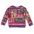 Hawaiian Christmas Kid Ugly Christmas Sweater - Mele Kalikimaka Island Holiday Vibes - Pink Purple