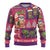 Hawaiian Christmas Ugly Christmas Sweater - Mele Kalikimaka Island Holiday Vibes - Pink Purple