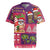 Hawaiian Christmas Rugby Jersey - Mele Kalikimaka Island Holiday Vibes - Pink Purple