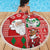 Australian Christmas Beach Blanket - Santa Koala Kangaroo and Holiday Cheer