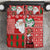 Australian Christmas Bedding Set - Santa Koala Kangaroo and Holiday Cheer